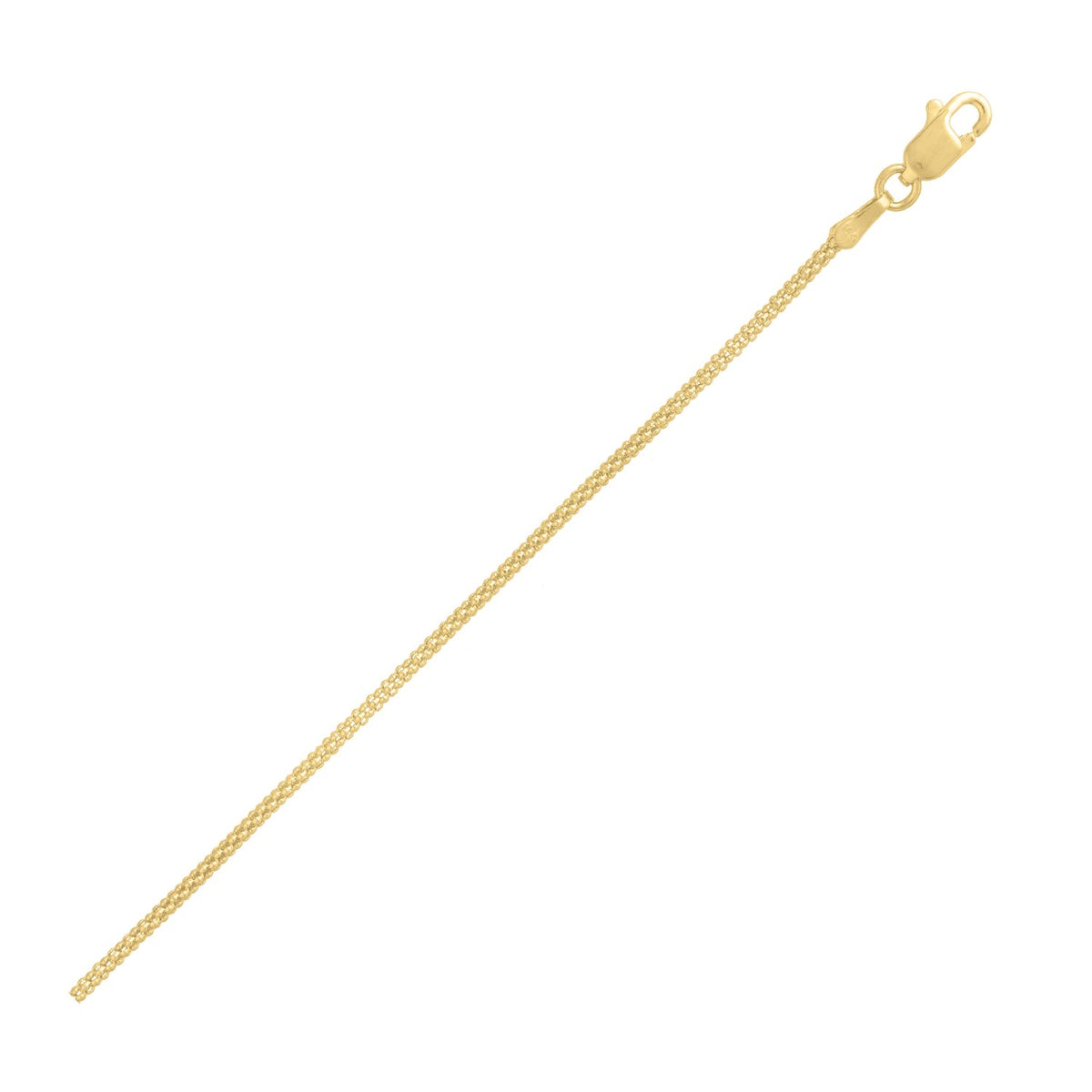 Popcorn Chain in 14k Yellow Gold (1.30 mm) – Absolute Diamond Imports