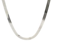 Sterling Silver Rhodium Plated Herringbone Chain 4.2mm