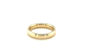 14k Yellow Gold Comfort Fit Wedding Band