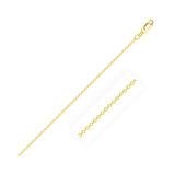 14k Yellow Gold Cable Link Chain 0.8mm