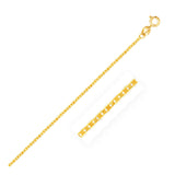 14k Yellow Gold Mariner Link Chain 1.2mm